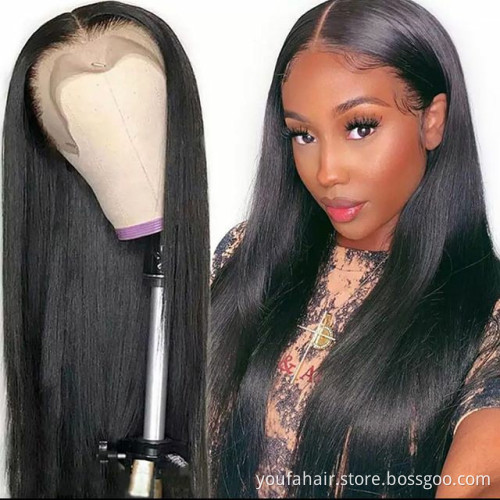 Cheap Grade 10A Virgin Raw Hair HD Lace Closure Wigs Deep Wave Natural Hair Toupee Remy Human Hair Lace Wig 4*4 Lace Front Wig